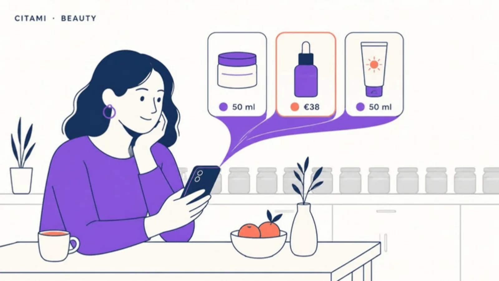Una cliente chiede a ChatGPT una crema antirughe: nella risposta compaiono solo tre brand, gli altri restano invisibili